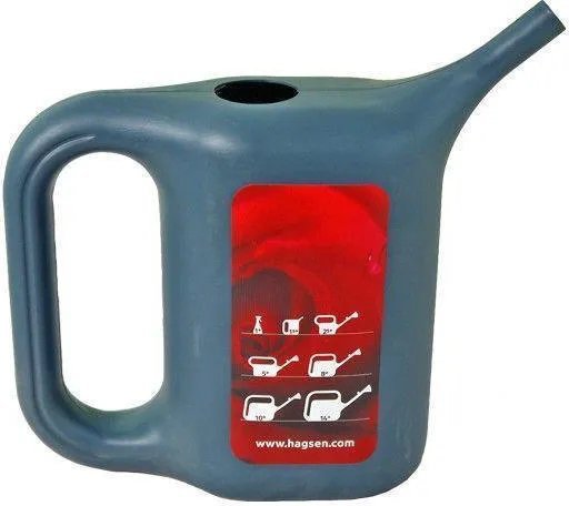 KONEWKA PLASTIKOWA TRAPEZIUM 1.5L CIEMNY POPIEL (1 SZT)