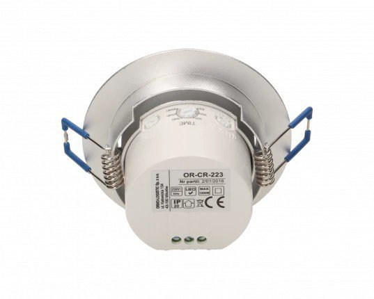 CZUJNIK RUCHU 360ST. PODTYNKOWY ALUMINIUM (1 SZT)