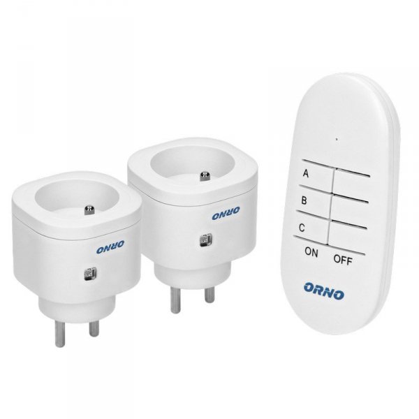 GNIAZDO ELEKTRYCZNE ZDALNIE STEROWANE 2+1 MINI (1 SZT)