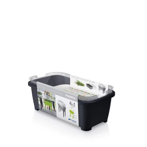 SZKLARNIA RESPANA PLANTER SET ANTRACYTOWY (1 SZT)