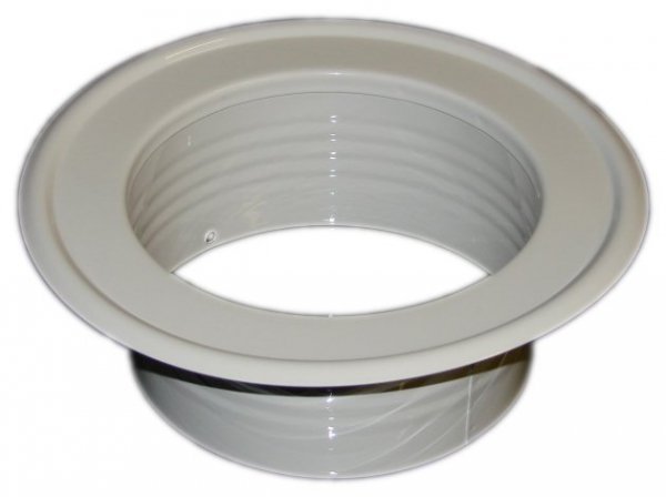 ROZETA MALOWANA BIAŁA 80MM (1 SZT)