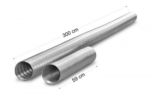 RURA ALUMINIOWA FLEX 160MM (1 SZT)