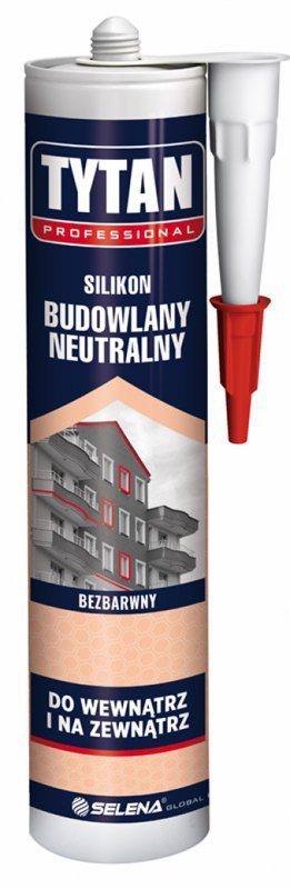 SILIKON NEUTRALNY BUDOWLANY TYTAN 280ML BEZBARWNY (1 SZT)