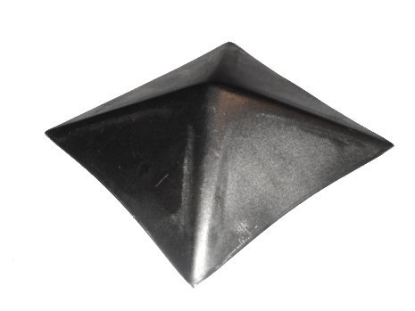 DASZEK METALOWY NA SŁUPEK OGRODZENIOWY 100*100MM (10 SZT)