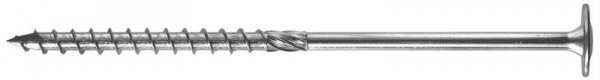 WKRĘT DO DREWNA Z KOŁNIERZEM NA TORX OCYNKOWANY 8*240MM T40 (50 SZT)