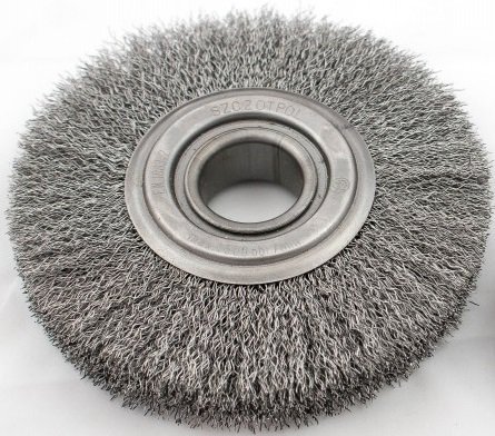 SZCZOTKA TARCZOWA DRUT STALOWY OTWÓR 32MM, FI250MM (1 SZT)