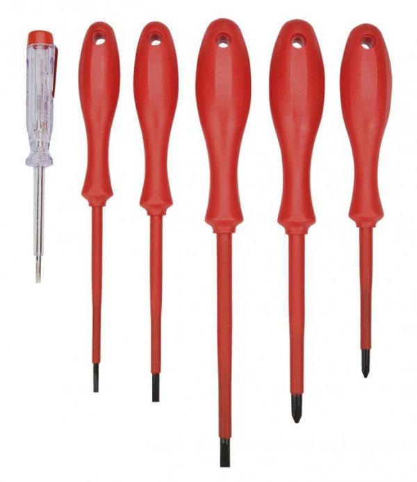 WKRĘTAKI ELEKTRYCZNE 5 SZTUK +PRÓBNIK  1000V  KK-23 (1 KPL)