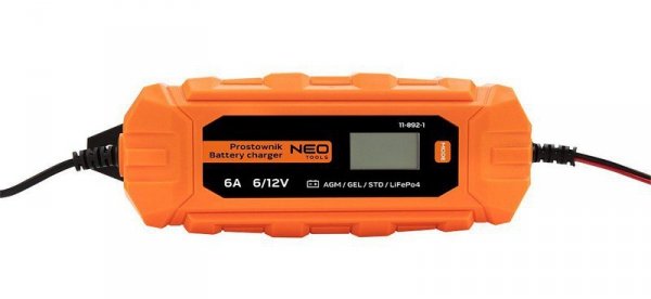 PROSTOWNIK AUTOMATYCZNY 6A/100W,3-150AH DO AGM/GEL (1 SZT)