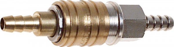 KOMPLET SZYBKOZŁĄCZKA DO KOMPRESORA Z KOŃCÓWKĄ NA WĄŻ 8MM (1 SZT)
