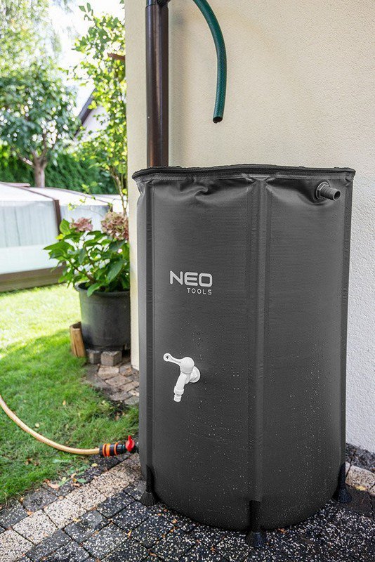 SKŁADANY POJEMNIK NA DESZCZÓWKĘ, 250 L, PVC (1 SZT)