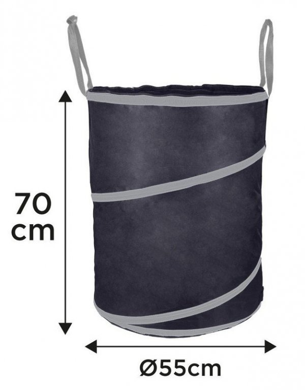 TORBA OGRODOWA 170 LITRÓW,DŁUGIE USZY, SKŁADANA, 180G/M2 (1 SZT)