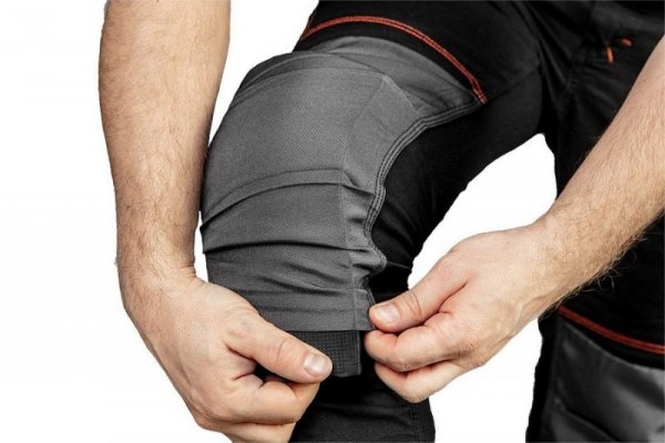 SPODNIE ROBOCZE HD SLIM ODPINANE KIESZENIE ROZMIAR M (1 SZT)