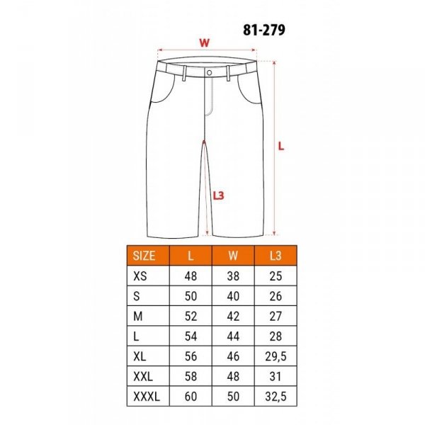 KRÓTKIE SPODENKI DENIM ROZMIAR L (1 SZT)