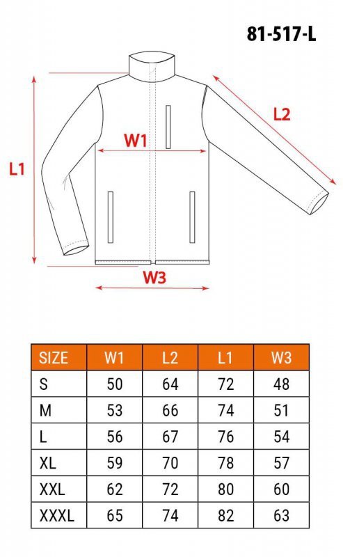 BLUZA SOFTSHELL OUTDOOR, BEŻOWA, ROZMIAR L (1 SZT)