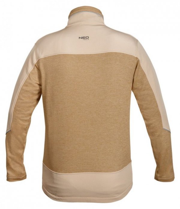 BLUZA SOFTSHELL OUTDOOR, BEŻOWA, ROZMIAR M (1 SZT)