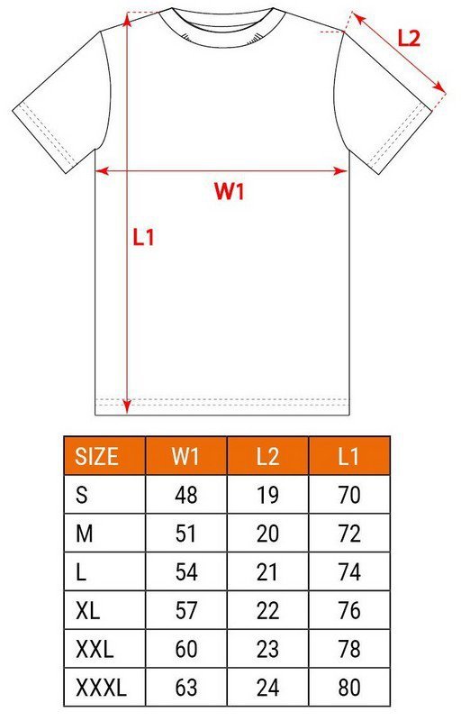 T-SHIRT CIENIOWANY DENIM, ROZMIAR M (1 SZT)