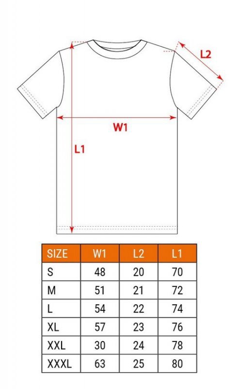 T-SHIRT PREMIUM PRO ROZMIAR S (1 SZT)