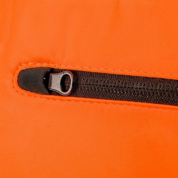 KURTKA SOFTSHELL Z KAPTUREM POMARAŃCZOWA, ROZMIAR XXL (1 SZT)