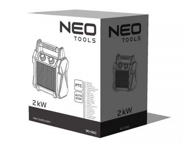 NAGRZEWNICA ELEKTRYCZNA CERAMICZNA PTC 2KW (1 SZT)