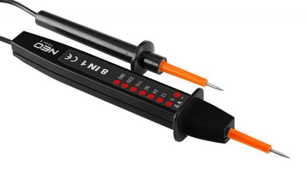 WIELOFUNKCYJNY TESTER NAPIĘCIA 8 W 1 AC/DC 6-380V (1 SZT)