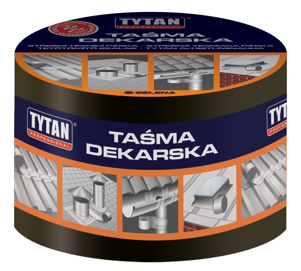 TAŚMA USZCZELNIAJĄCA DEKARSKA 10CM*10MB ANTRACYT / C. BRĄZ (1 SZT)