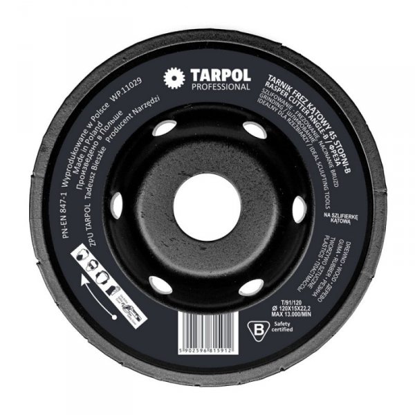 TARNIK FREZ KĄTOWY T-91 45 STOPNI-B 120MM (1 SZT)
