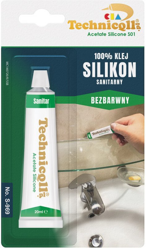 SILIKON SANITARNY BEZBARWNY 20ML (1 SZT)