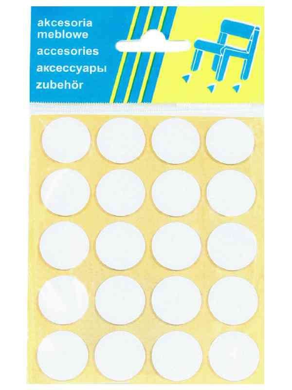 PODKŁADKA FILCOWA BLISTER BRĄZOWA FI 20MM - 20SZT (1 SZT)