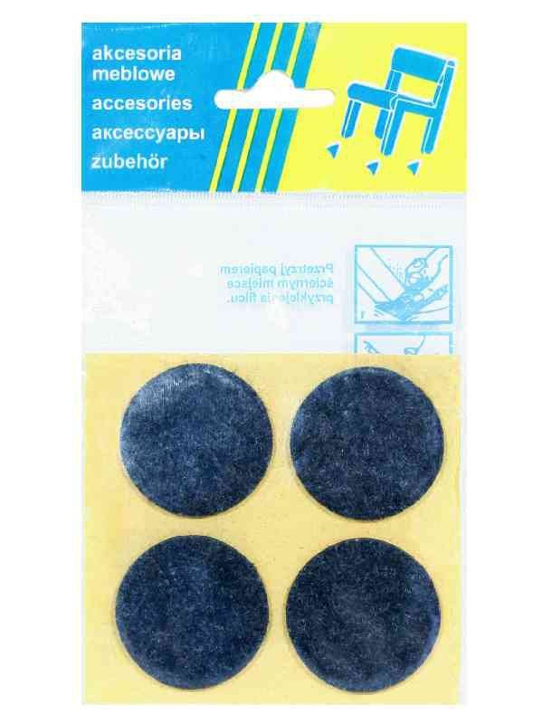 PODKŁADKA FILCOWA BLISTER BRĄZOWA FI 40MM - 4SZT (1 SZT)