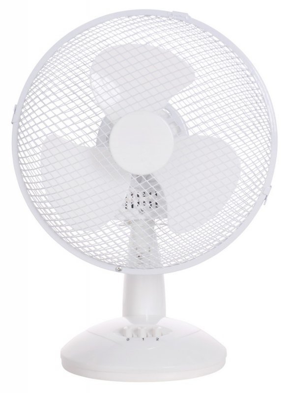 WENTYLATOR BIURKOWY 23CM BIAŁY (1 SZT)
