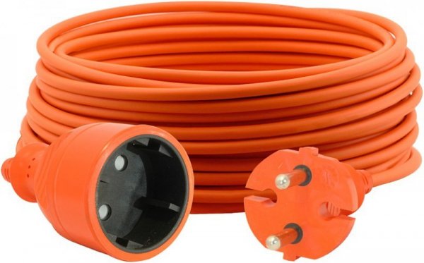 PRZEDŁUŻACZ OGRODOWY 40M PRZEWÓD H05VV-F 2*1MM (1 SZT)