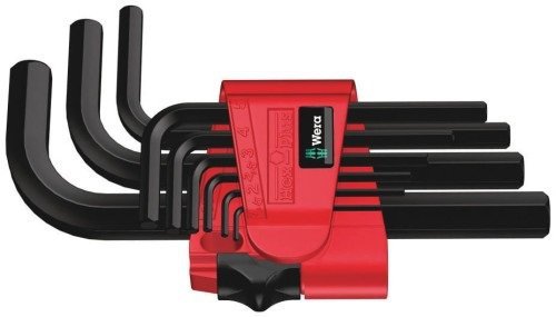 ZESTAW KLUCZY TRZPIENIOWYCH 950/9 KRÓTKICH BLACK LASER,9SZT. (1 KPL)
