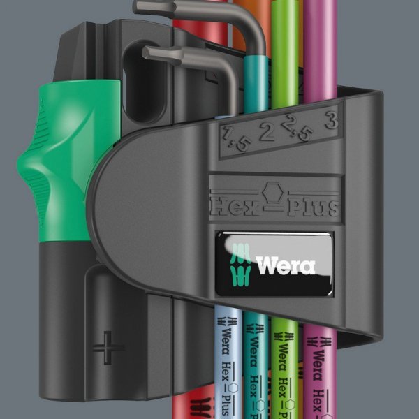 ZESTAW KLUCZY TRZPIENIOWYCH 950/7 HEX-PLUS MULTICOLOUR (1 KPL)