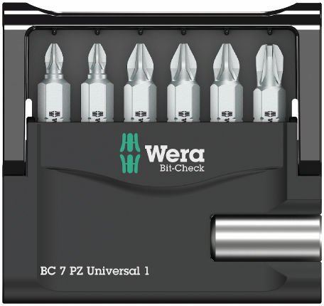 ZESTAW BITÓW BIT-CHECK 7 PZ UNIVERSAL 1, 7 CZĘŚĆ (1 KPL)