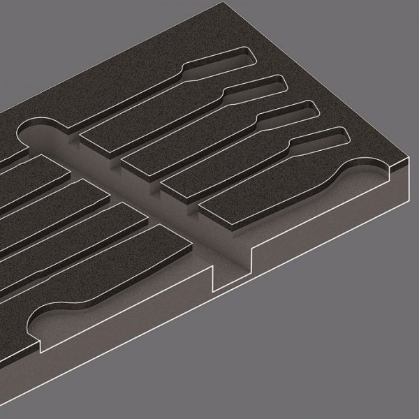 WKŁADKA PIANKOWA 6003 JOKER, SET 1, 19 CZ. (1 KPL)