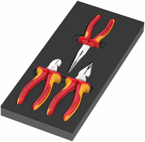 WKŁADKA PIANKOWA 9784 ZESTAW SZCZYPIEC SET VDE 1 3CZ. (1 KPL)