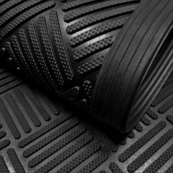 WYCIERACZKA ECO RIB -CROSSHATCH 60X90 BLACK (1 SZT)
