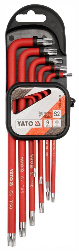 ZESTAW KLUCZY TORX  9 SZTUK (1 KPL)