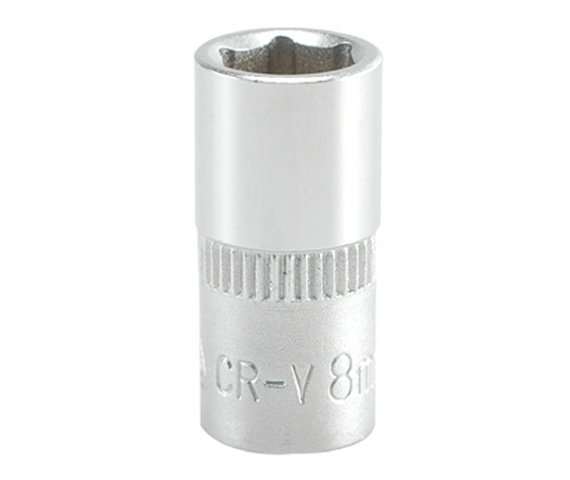 NASADKA KRÓTKA 6-KĄTNA CRV 1/4&#039;&#039; 10MM (1 SZT)