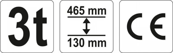 PODNOŚNIK HYDRAULICZNY ŻABA 3T (1 SZT)