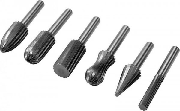 FREZY TRZPIENIIOWE DO METALU FI 6MM 6 SZT. (1 KPL)