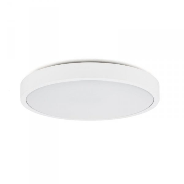 Plafon V-TAC 24W LED Okrągły IP44 30cm Biały VT-8624W-RD 4000K 2400lm
