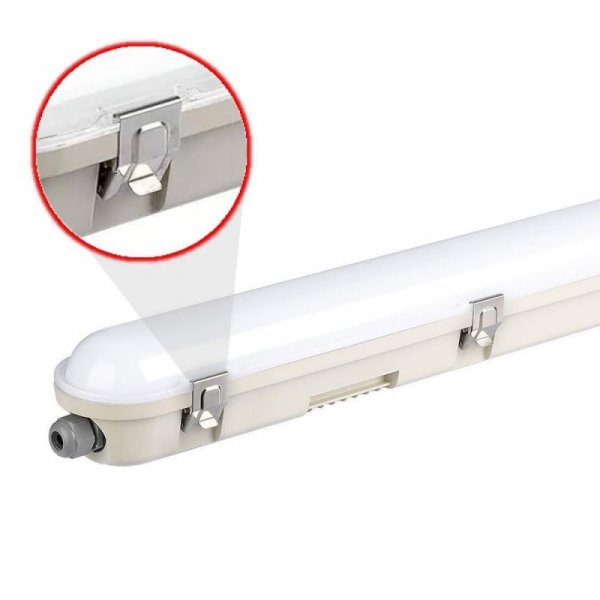 Oprawa Hermetyczna LED V-TAC SAMSUNG CHIP M-SERIES 48W 150cm 120Lm/W ML SS Clip VT-150148-M-N 6400K 5760lm 3 Lata Gwarancji