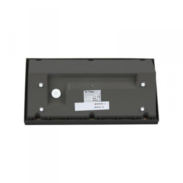 Oprawa Ścienna V-TAC 20W LED Ukośna Czarna IP65 VT-8055 4000K 2045lm