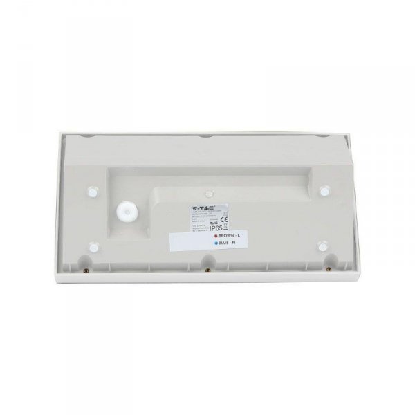 Oprawa Ścienna V-TAC 20W LED Ukośna Biała IP65 VT-8055 4000K 2045lm