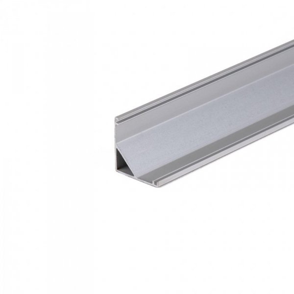 Profil Aluminiowy V-TAC 2mb Anodowany, Klosz Mleczny, Kątowy, Cienkościenny VT-8109