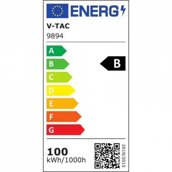 Projektor LED V-TAC 100W 185Lm/W czarny VT-44105 4000K 18500lm