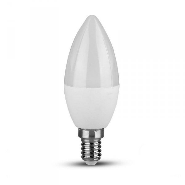 Żarówka LED V-TAC SAMSUNG CHIP 4.5W E14 Świeczka VT-255 6400K 470lm 5 Lat Gwarancji