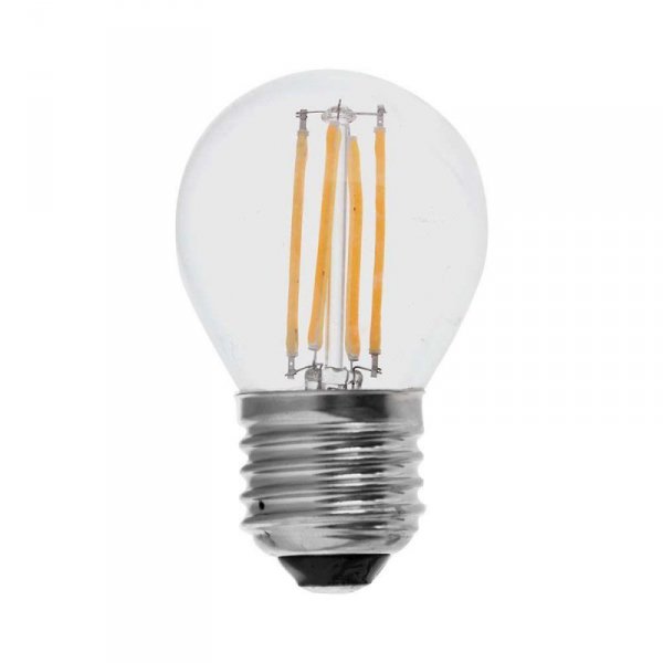 Żarówka LED V-TAC 6W Filament E27 Kulka G45 VT-2366 4000K 600lm