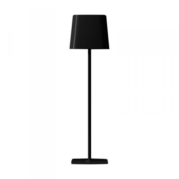 Lampka Biurkowa Nocna Solarna V-TAC 5W CCT LED 35cm Ładowanie USB-C Ściemnianie Czarna VT-10116 3000K-6000K 400lm